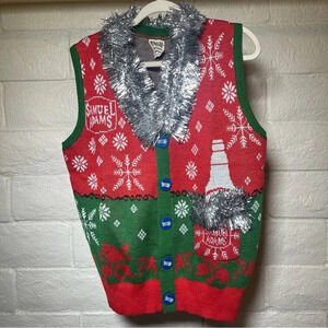 Samuel Adams Women's Novelty Holiday Christmas Sweater Vest